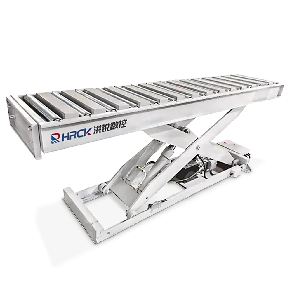 Hongrui Warehouse Hydraulic Cargo Lifting Tools Electric Scissor Lift Table For Sale