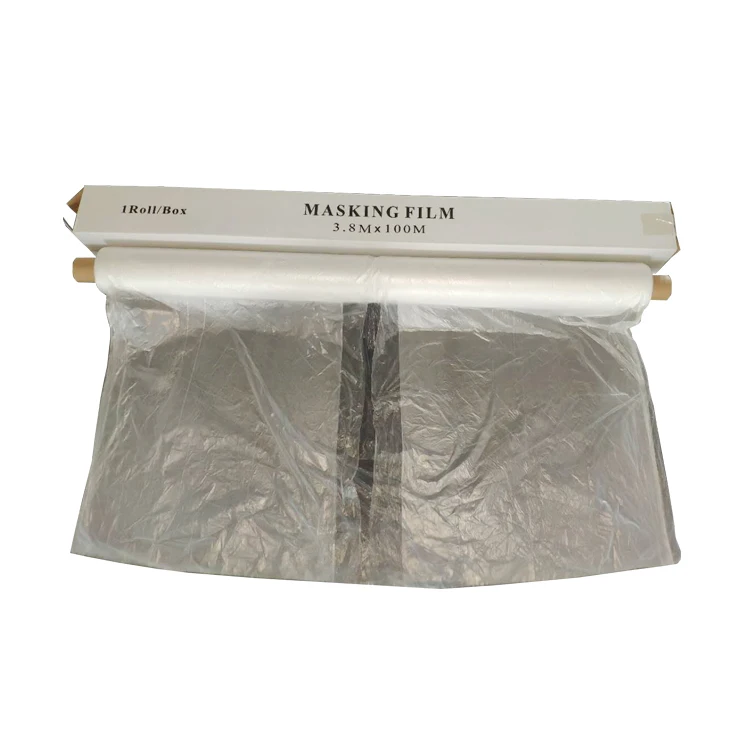 Printing Protective Plastic Spraying Car Masking Film