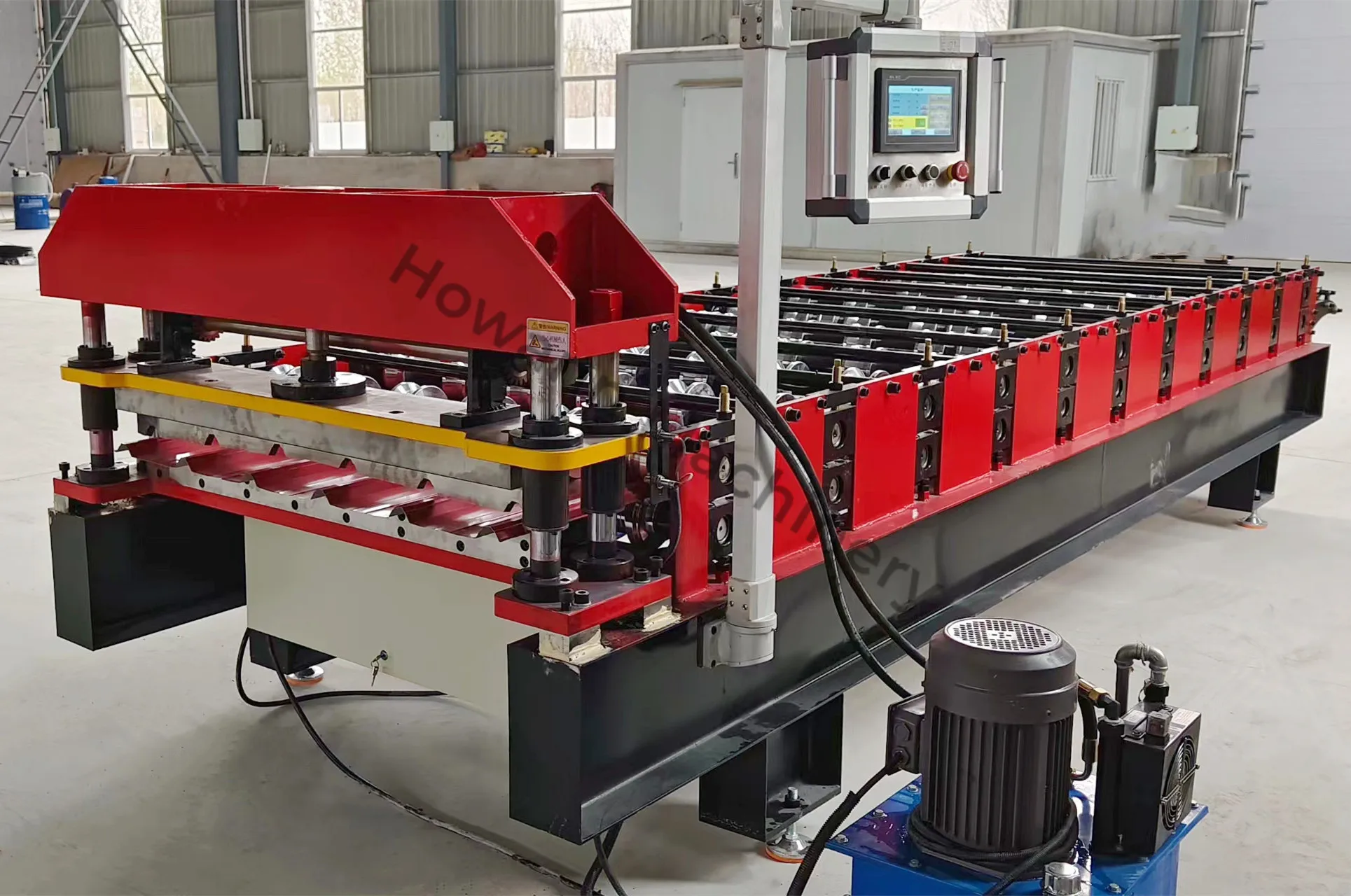 1250mm Width Roof Sheet Roll Forming Machine Zinc Roof Sheet Making Machine Metal Roof Panel Machine