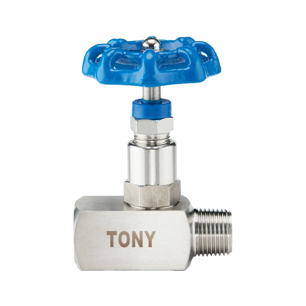 Instrumentation High Pressure Male Female Thread 6000psi SS316 Gas Micro Needle Valve