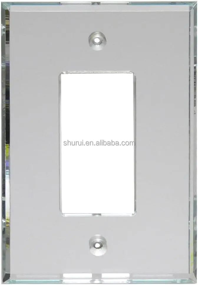 Premium Quality Acrylic Mirror Wall Plate Reflective Light Switch Mirrored Wall Plate