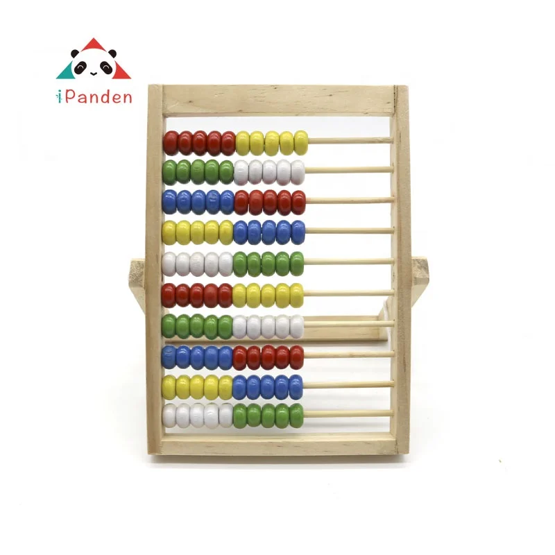 Educational toys beads kit wooden abacus flame wooden toys abacus calculation shelf abacus math