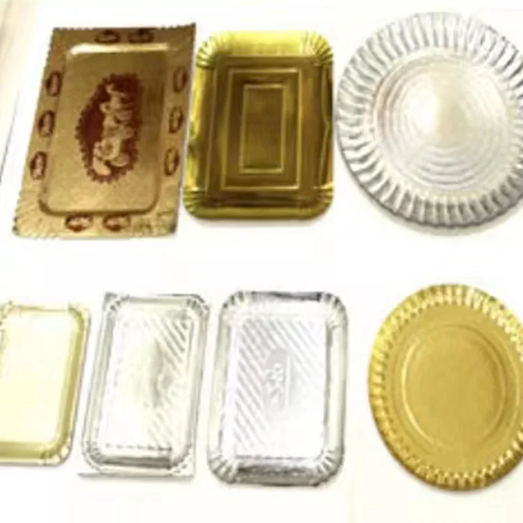 Automatic Aluminum Leaf Paper Plate Dish Production Making Machine