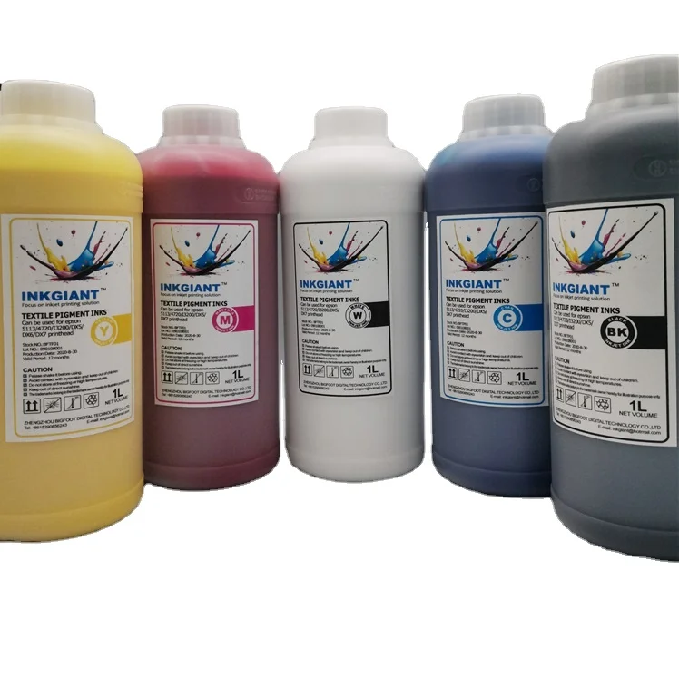High quality best-selling pigment ink applied to DTF printer for clothes printing