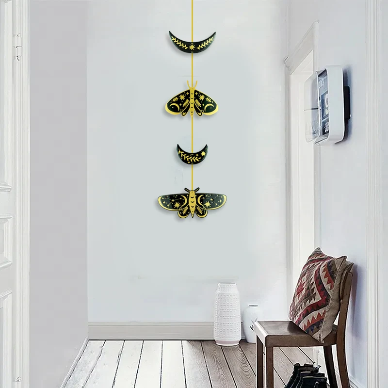 7332 Butterfly insect Moon epoxy resin wall hanging silicone mold DIY bionic butterfly silicone mold