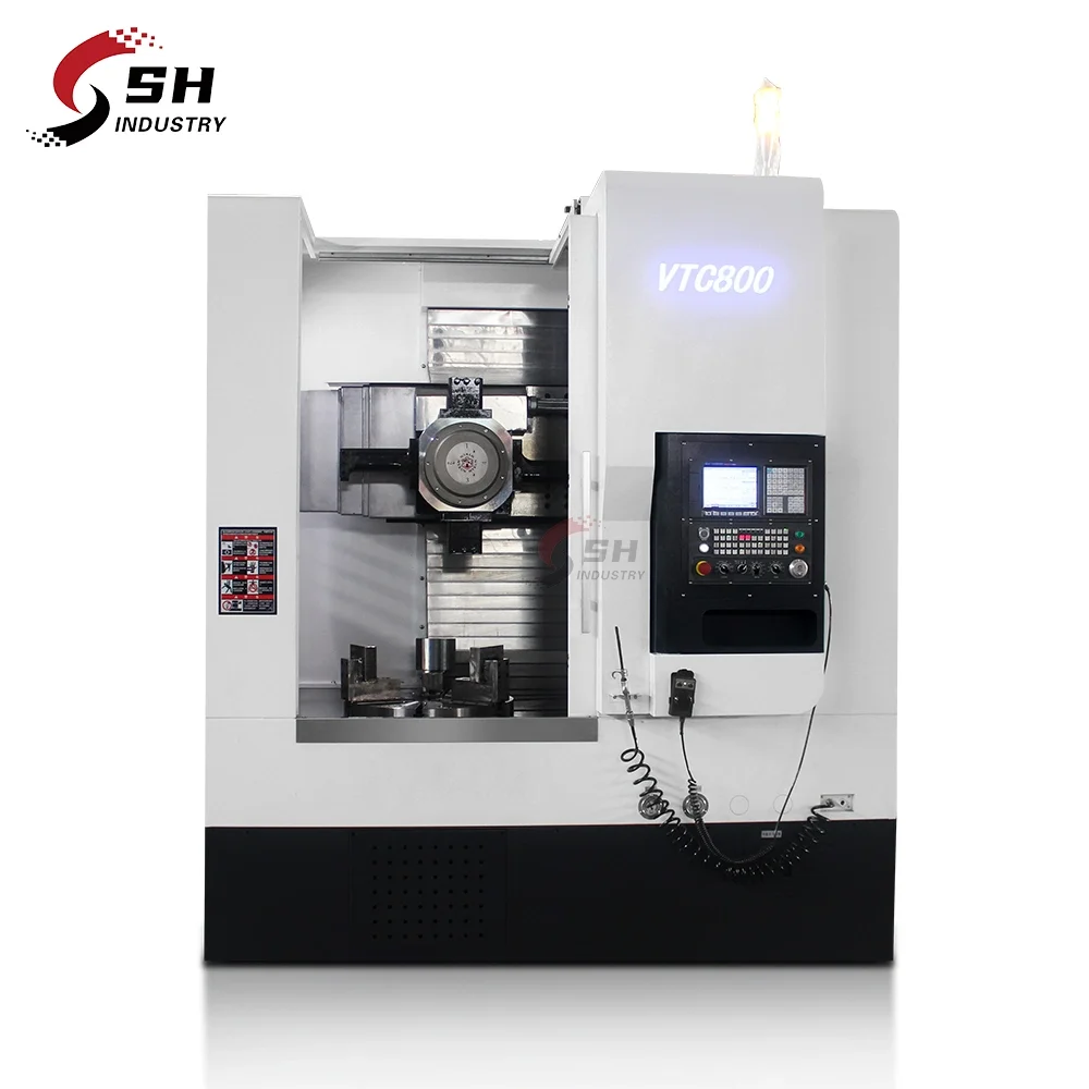 High Quality Cnc Lathe Stainless Machine Cnc Lathe Vertical Processing Machine Vtc700 Cnc Vertical Lathe Machine