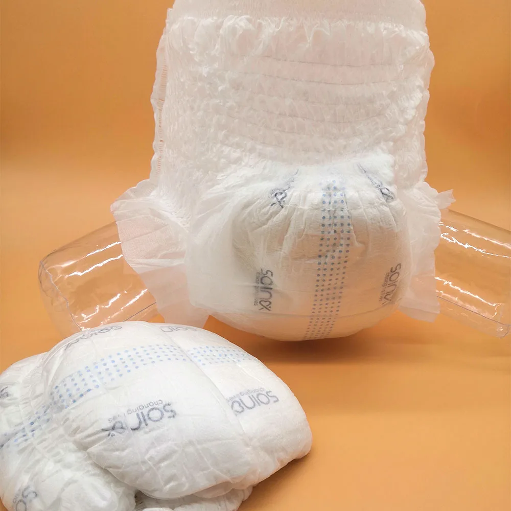 China Wholesale Elastic Waistband High Absorbent Elderly Disposable Adult Baby Pull Up Diapers