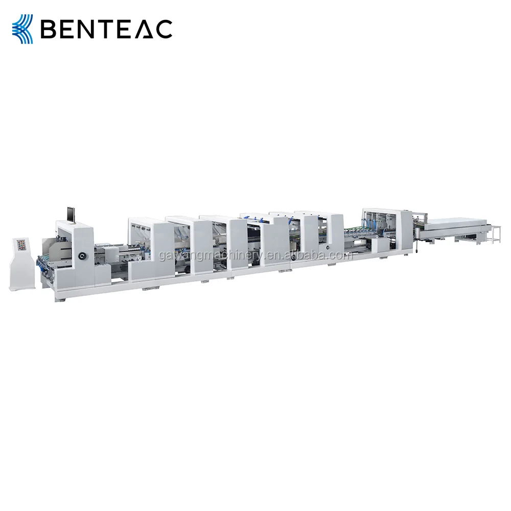 Gawang Brand Hot Selling Simple Maintenance Corrugated Cardboard Carton Box Making Folding Machine 350m/min Production Capacity