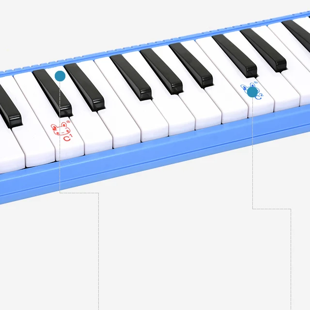 
Qimei QM37A-HC Melodica 32-keys with Hard Carrying Case Factory 