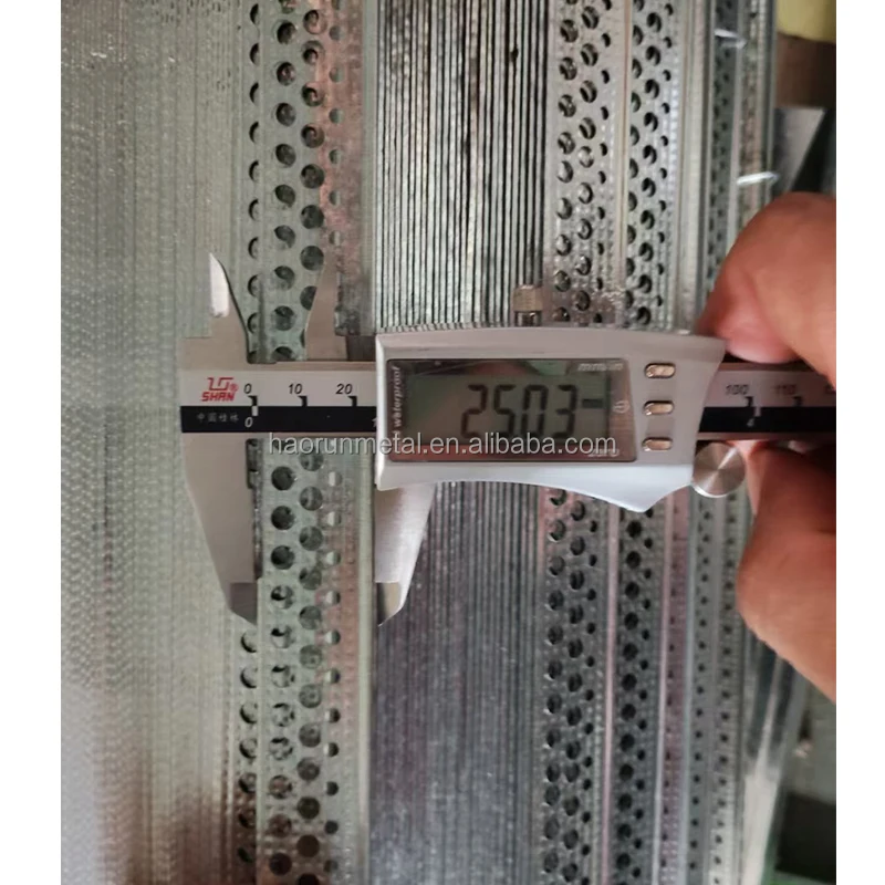 steel frame profile corner angle galvanized  perforated iron corner drywall corner bead