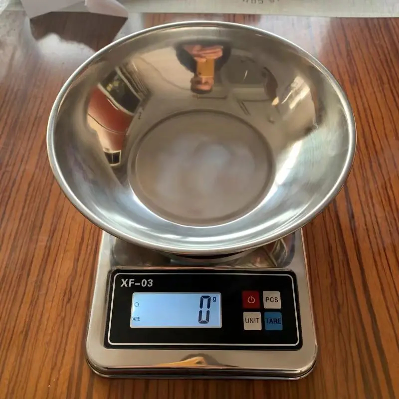 High Quality Stainless Steel Material Silver Color 10kg Digital Kitchen Weighing Scales
