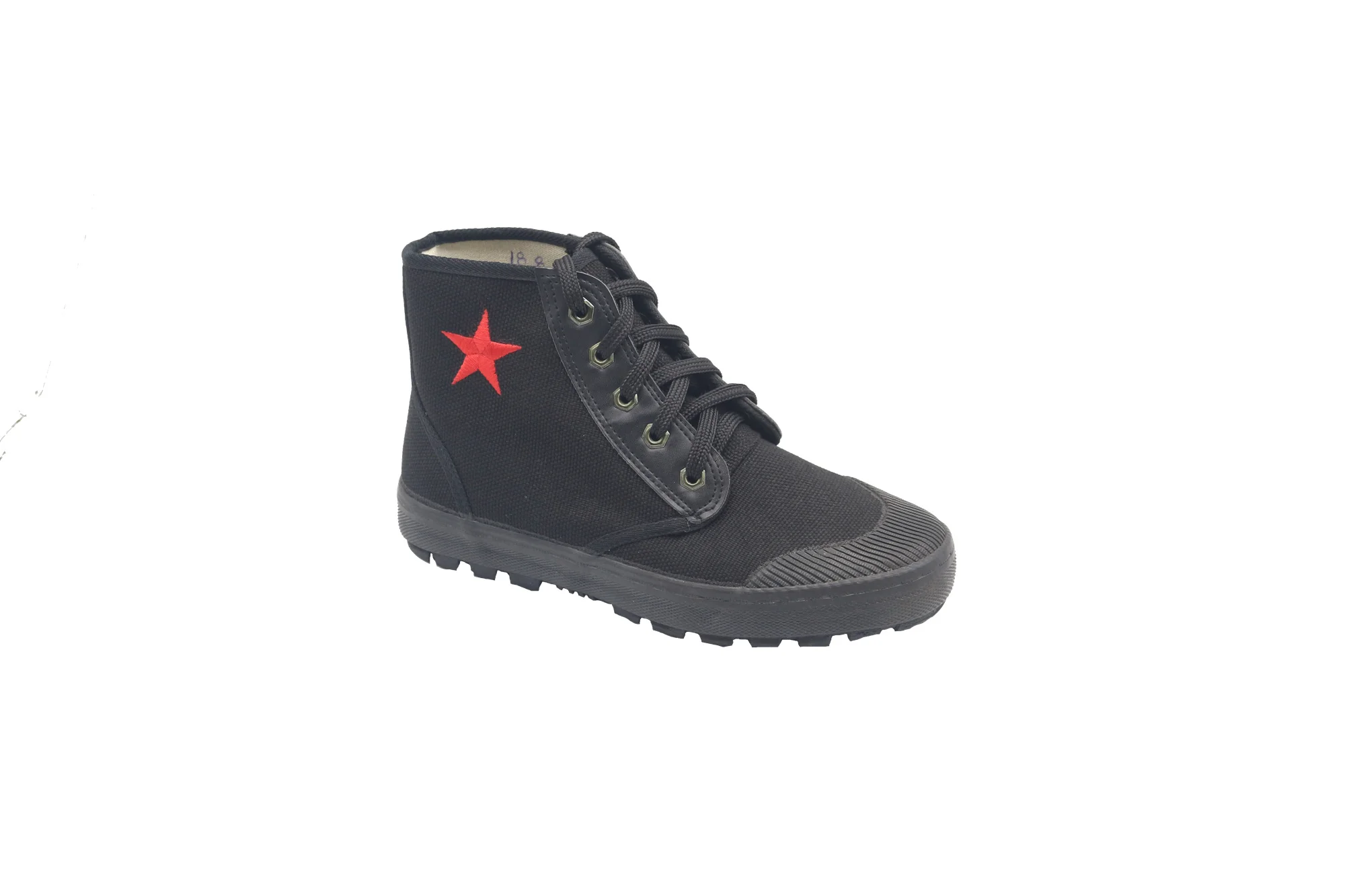Top Quality And Good Price Working Farming Training Work Embroidered Stars Rubber Shoes