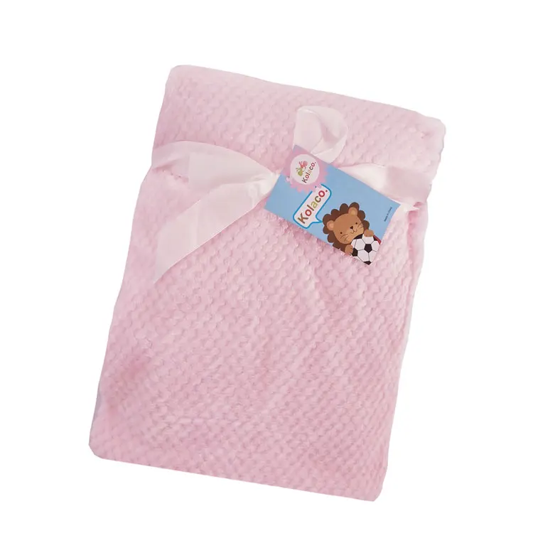 soft double fleece thick warm baby blanket