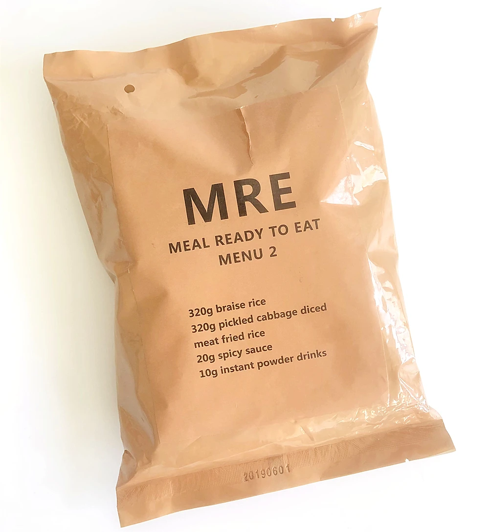 wholesale chineses supply military mre self Heating Ration Breakfast MRE