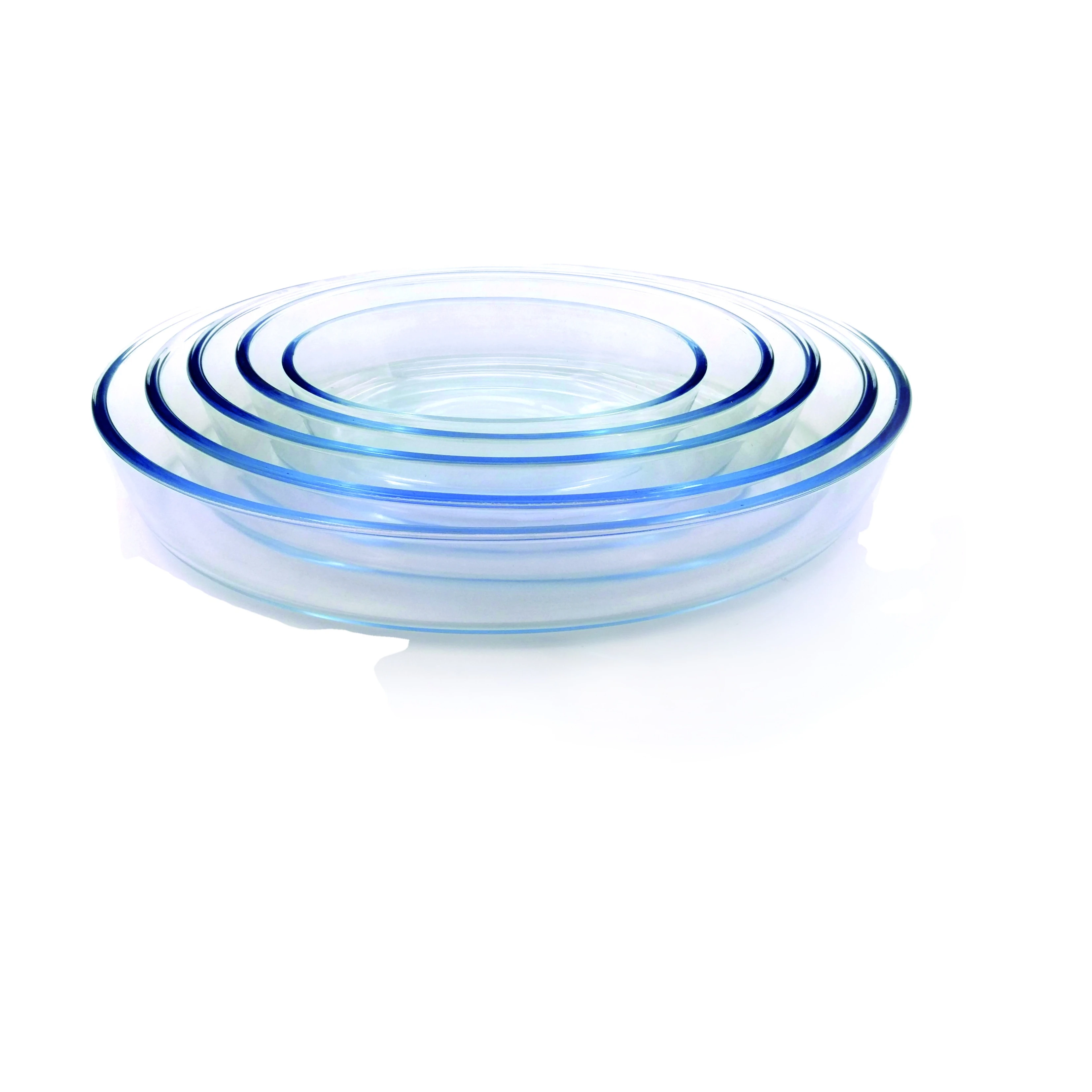 3pcs baking dish set table service glass dish baking tray heat resistant glass oven safe baking pan