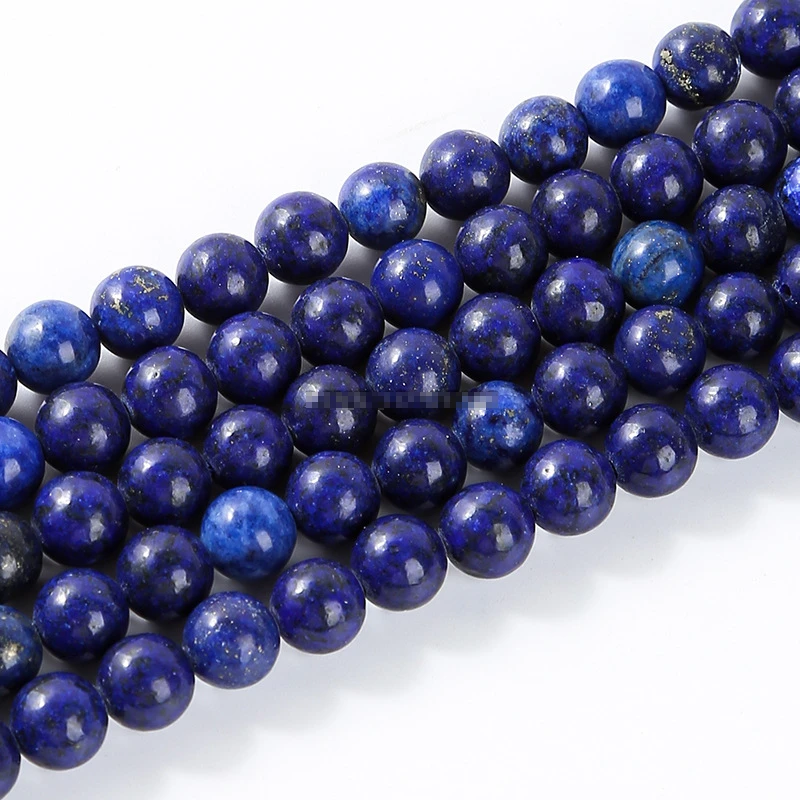 Factory Direct Supply Lapis lazuli scattered beads ornament accessories string beads optimized lapis lazuli round beads