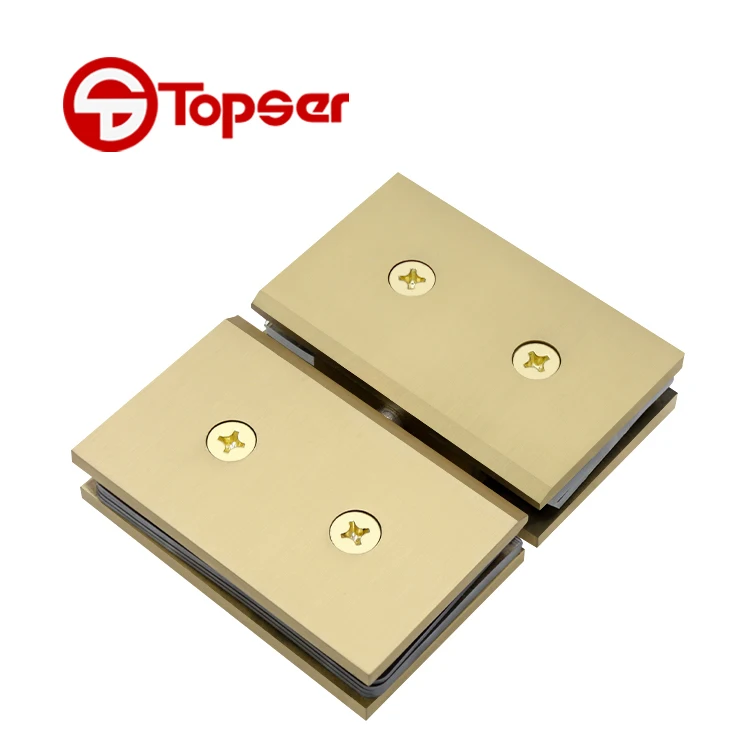 Solid Brass 360 Degree Glass To Glass Mount Hinge Shower Door Transom Rotation Hinge