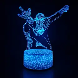 3d Creative Visualization Decoration Led Light Illusion Lamp Anime Bases for 3d Led Night Light TIANHUA Effect Acrylic Mini Blue