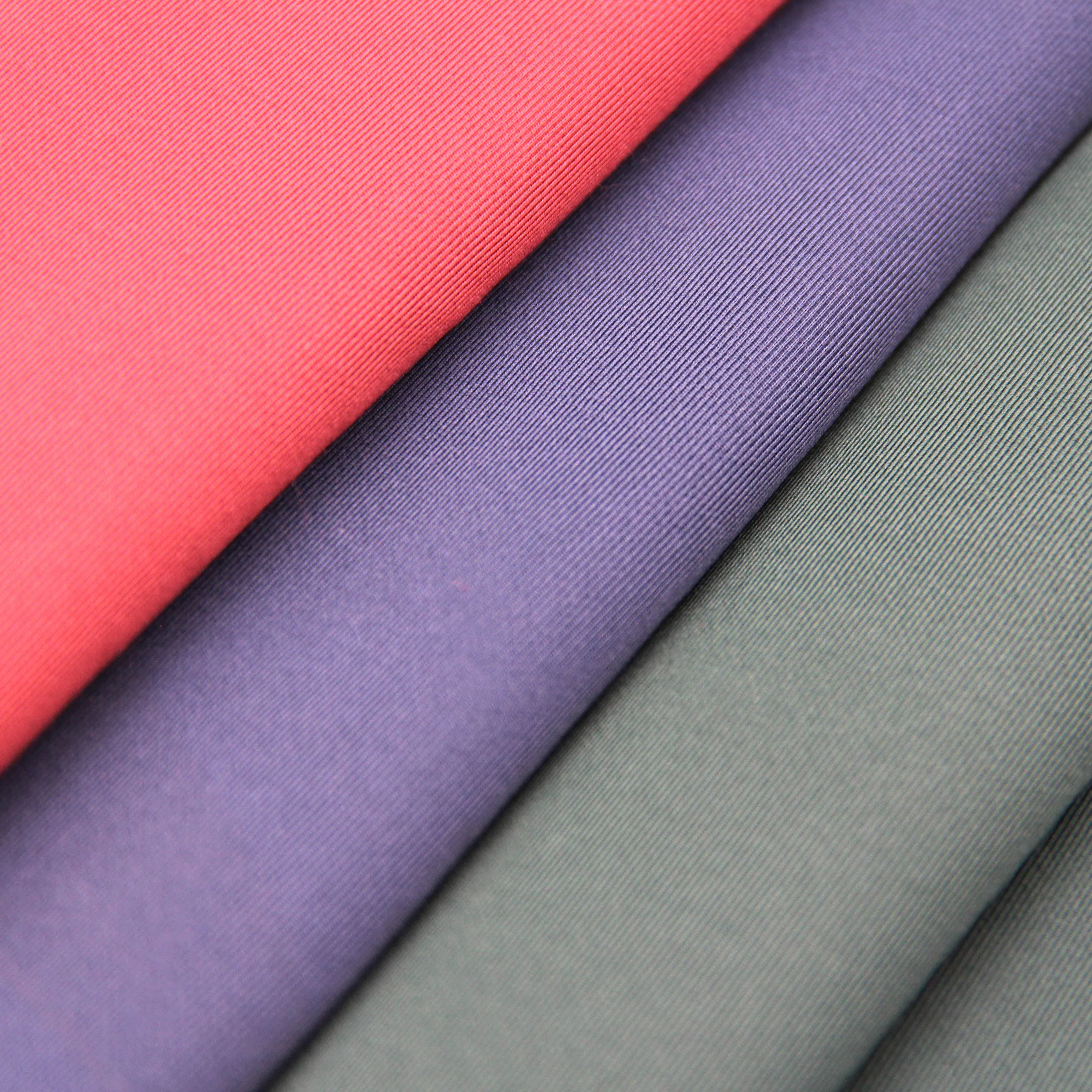 Original Factory High Quality Knitted 200GSM Pique Air Layer Poly Cotton Stretch Fabric Solid Dyed For T shirt Clothing