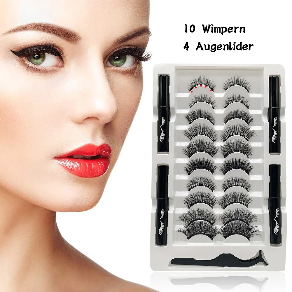  2021 new fast shipping magnetic eyelashes manufacturers direct magnet eyelash