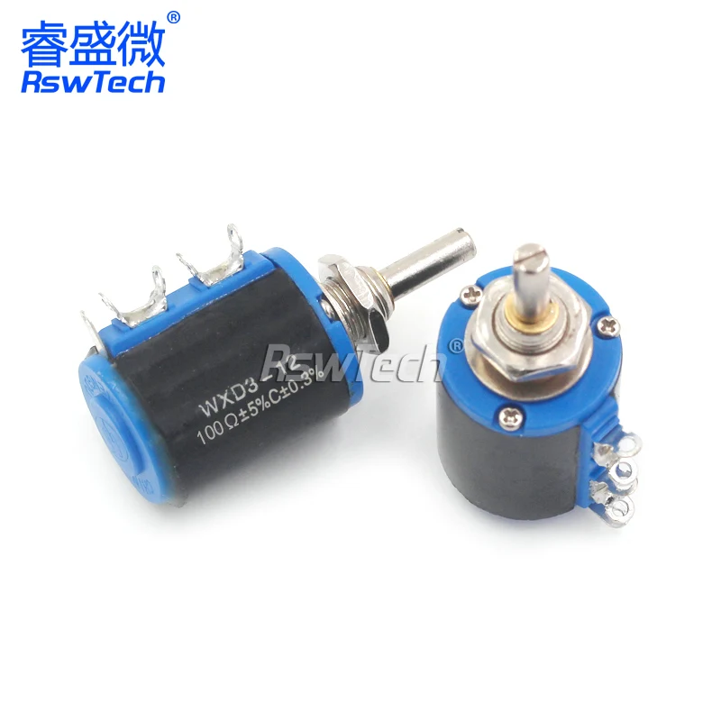 High Quality Short style WXD3-12-2W ip67 waterproof cts 100k dimmer b20k potentiometer alps