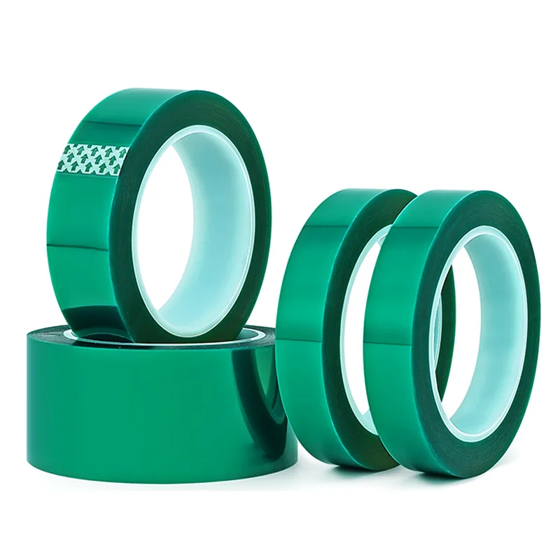 2021red Painters Silicone Double Sided Green Adhesive Sublimation High Temperature Resistant Heat Masking Pet Polyester Tape