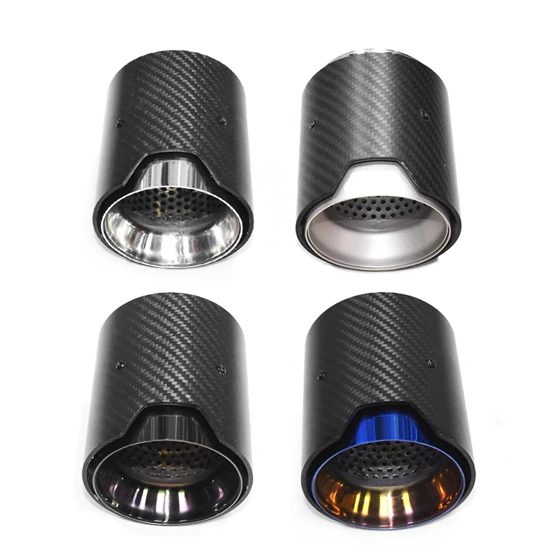 Customized Color Stainless Steel  Car Exhaust Tail Pipes Performance Exhaust Pipe Tips For Universal Car