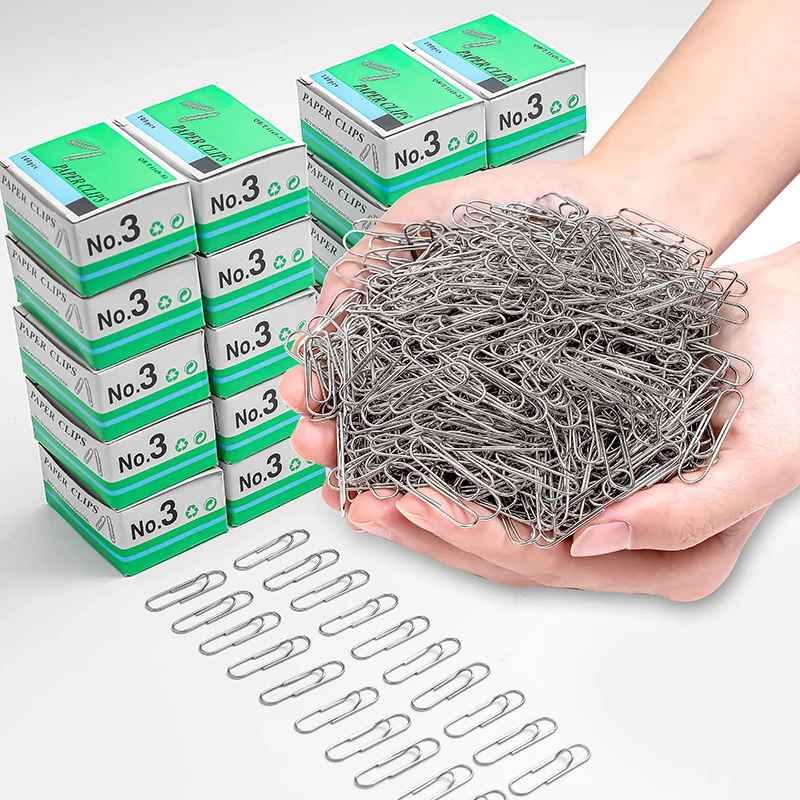 Wholesale Factory Box-packed Metal Paper Clip Fixed High Quality Various Uses