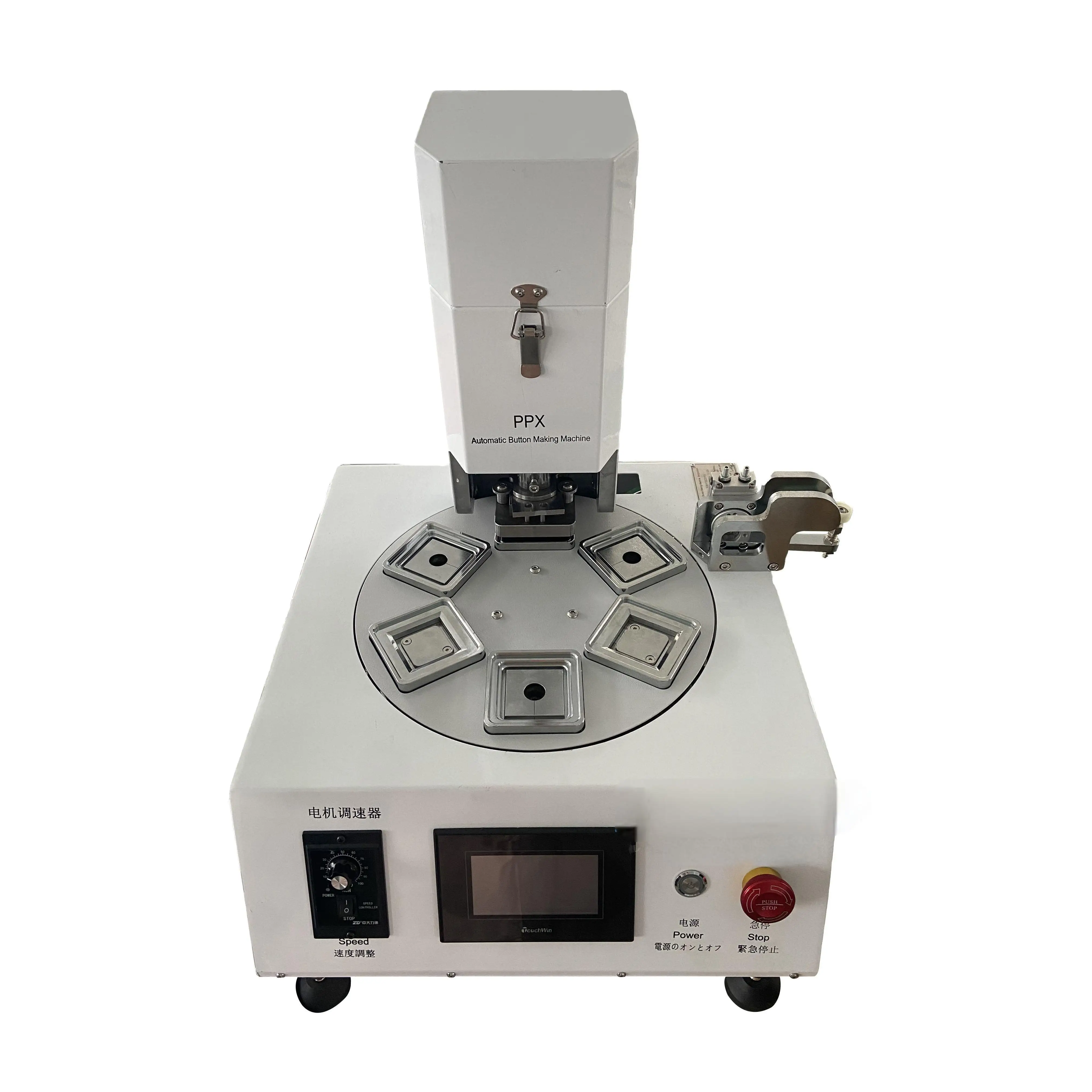 50X50mm Square Magnet Button Badge Machine Semi-Automatic Photo Fridge Magnet Machine Pneumatic