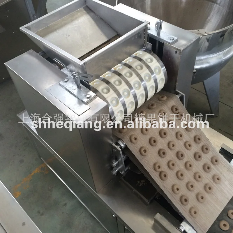High Efficiency Wafer Biscuit Making Machine  Walnut Sweet Cake Molding Machine