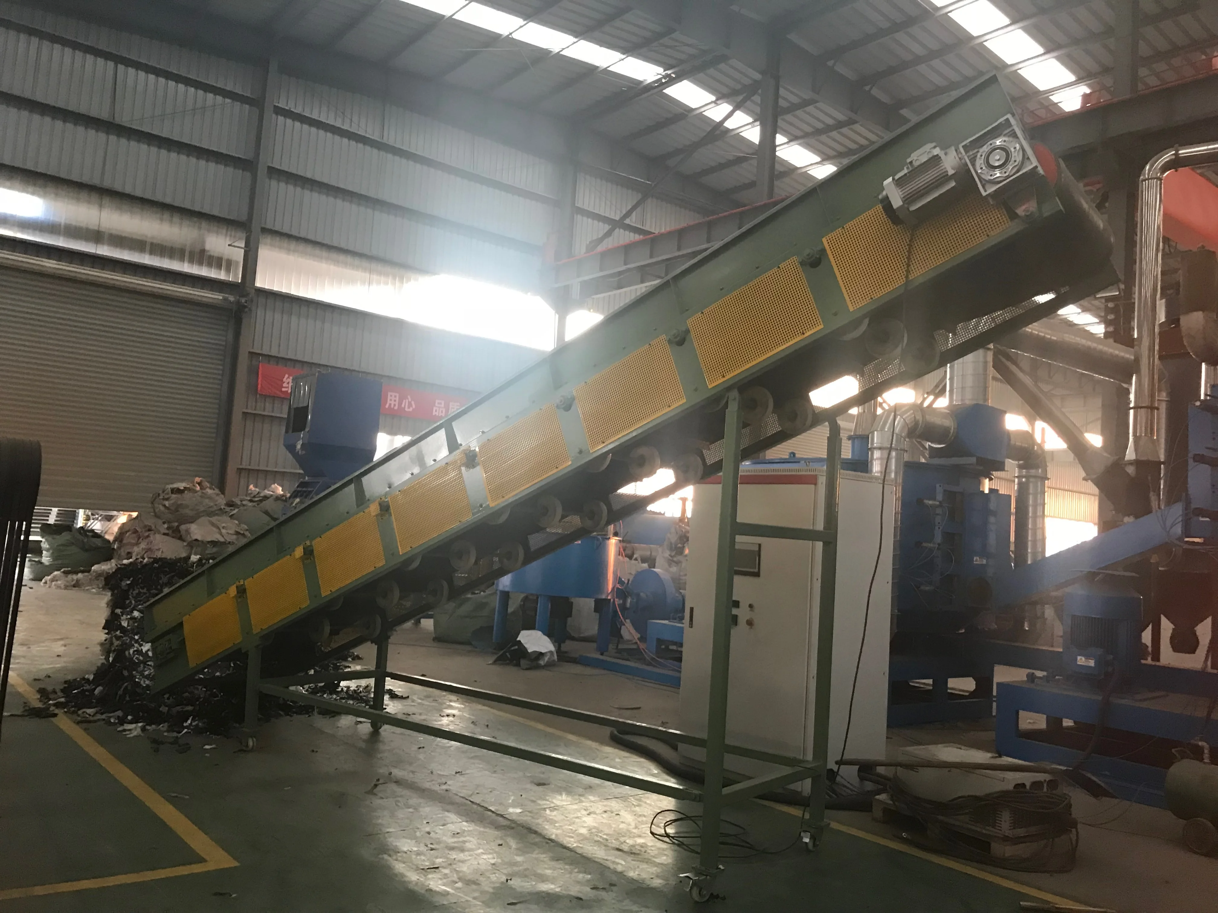 REDSTAR Machinery hot sale Recycling PE PP film belt conveyor
