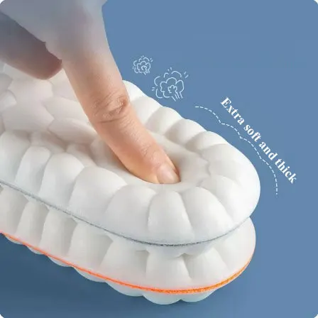 Wholesale Latex Shoe Insoles Arch Support Shock Absorbing Breathable Insoles for Sports