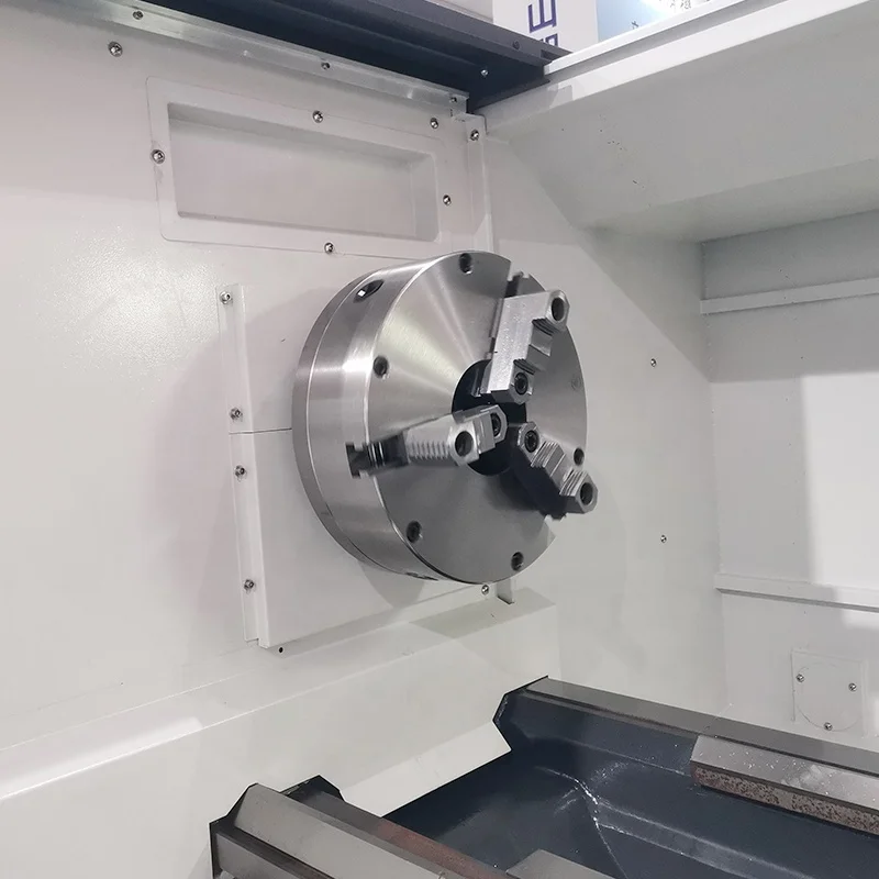 ck6150  ck6180 lathe cnc machining flat bed horizontal type turning metal lathe higher stability one-piece cnc lathe machine