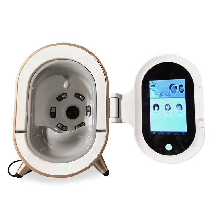 New ai technology face scanner and skin analyzer aesthetics equipment skin analyzer facial skin elasticity analyzer