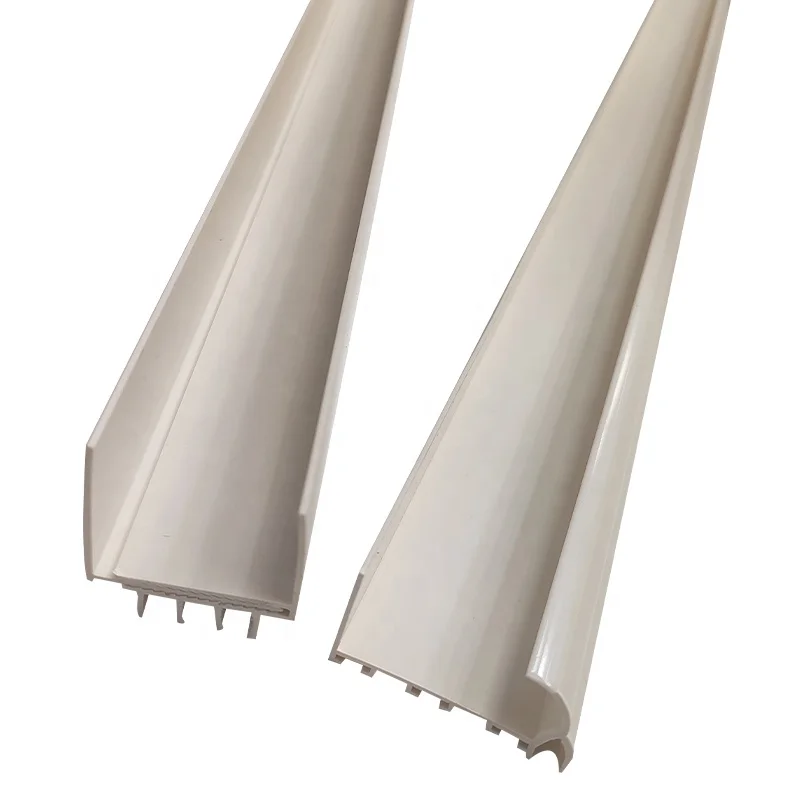 PVC Soft And Hard Co-Extrusion Door Seal / Fire Door Seal For The Bottom Of Single Or Double Doors