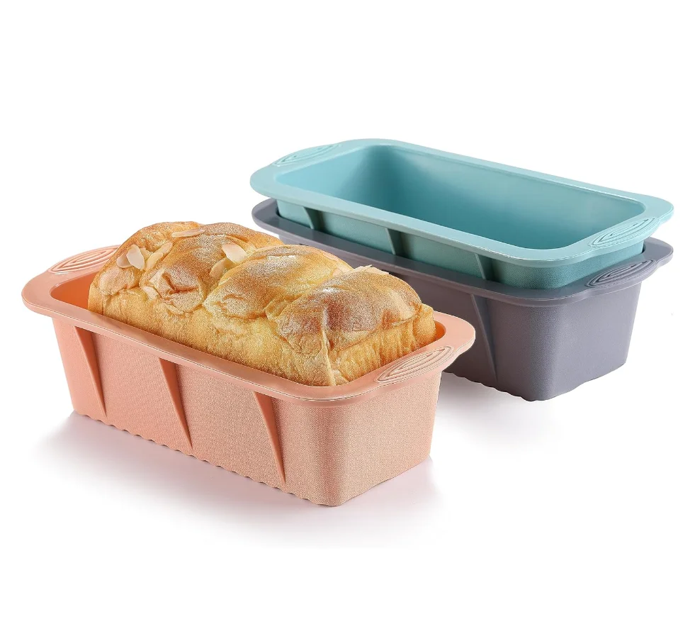 Silicone non-stick and BPA-free baking tools silicone cake molds bread toast molds kitchen tools suitable for making cakes