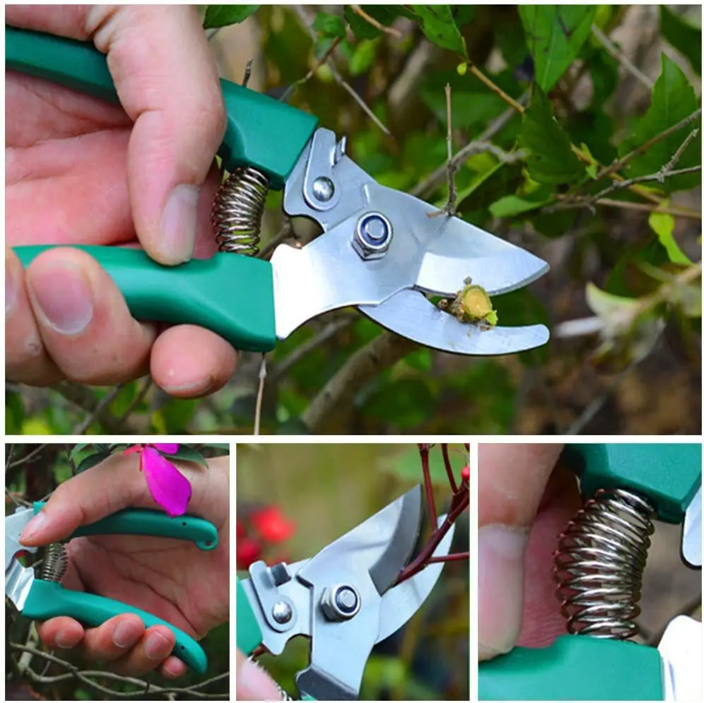 New Design green garden tools pruning shears garden tool set