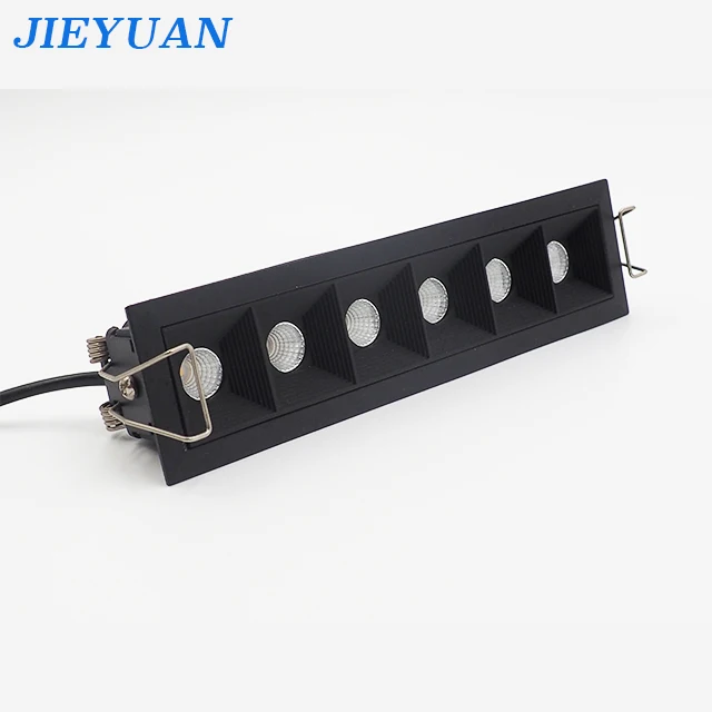 
Aluminum Alloy LED Grille Light Die-casting Grille Light Fixture Dimmable Led Downlight Grille Light for Indoor 
