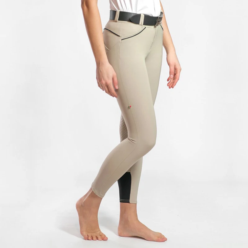 Лидер продаж, индивидуальные мужские и женские штаны для верховой езды, облегающие силиконовые Нескользящие брюки для верховой езды