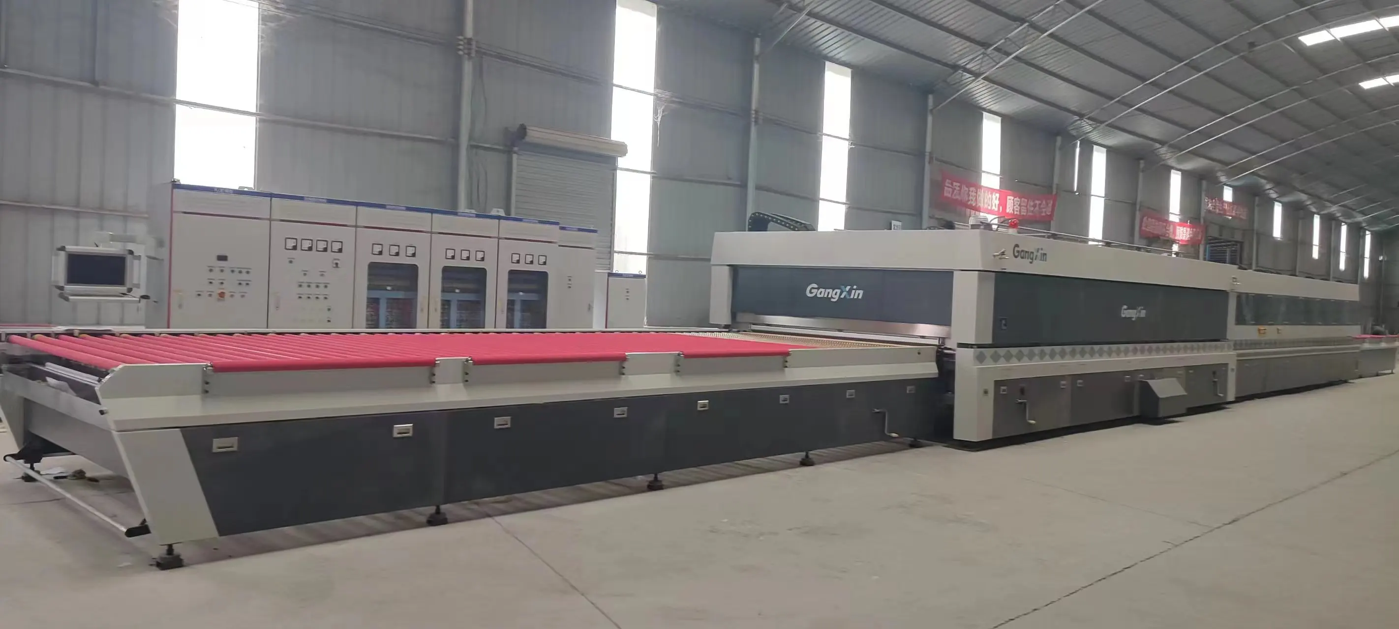 GX-2460 Building Material Machinery Temper Flat Glass Toughening Provided Glass Machine Manufacturers in Mexico Radiation 450KW
