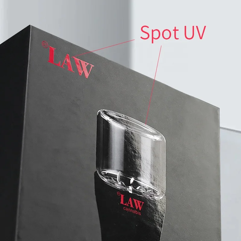 Customized Luxury Black Spot UV Heaven and Earth Cover Packaging Electrical Products Packaging Gift Rigid Box