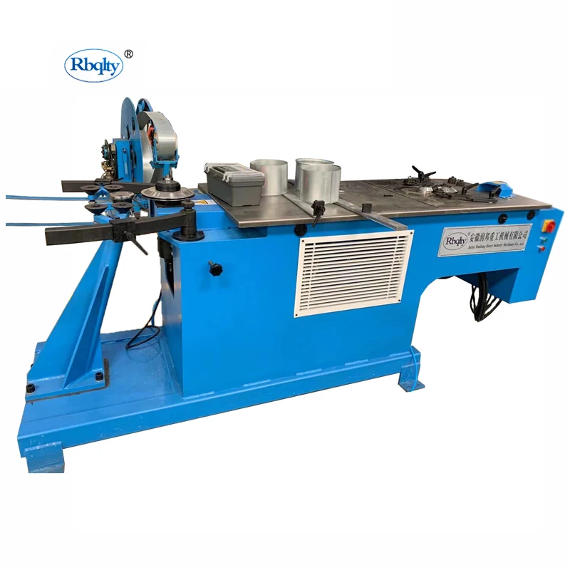 Automatic Hydraulic Shrimp Elbow Machine Duct Machinery New Condition Core Motor Pump Gearbox Ducting Machinery Supplier