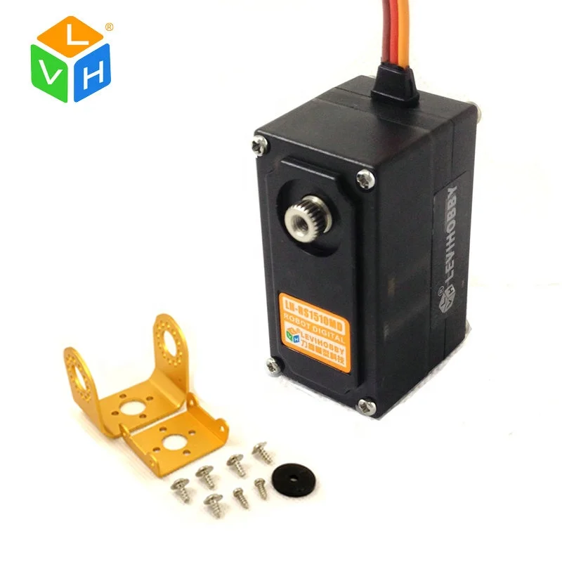  LVH RS0610MD 6 кг Крутящий момент 180 градусов Цифровой Металлический Шестеренчатый двухвальный сервомотор для Arduino