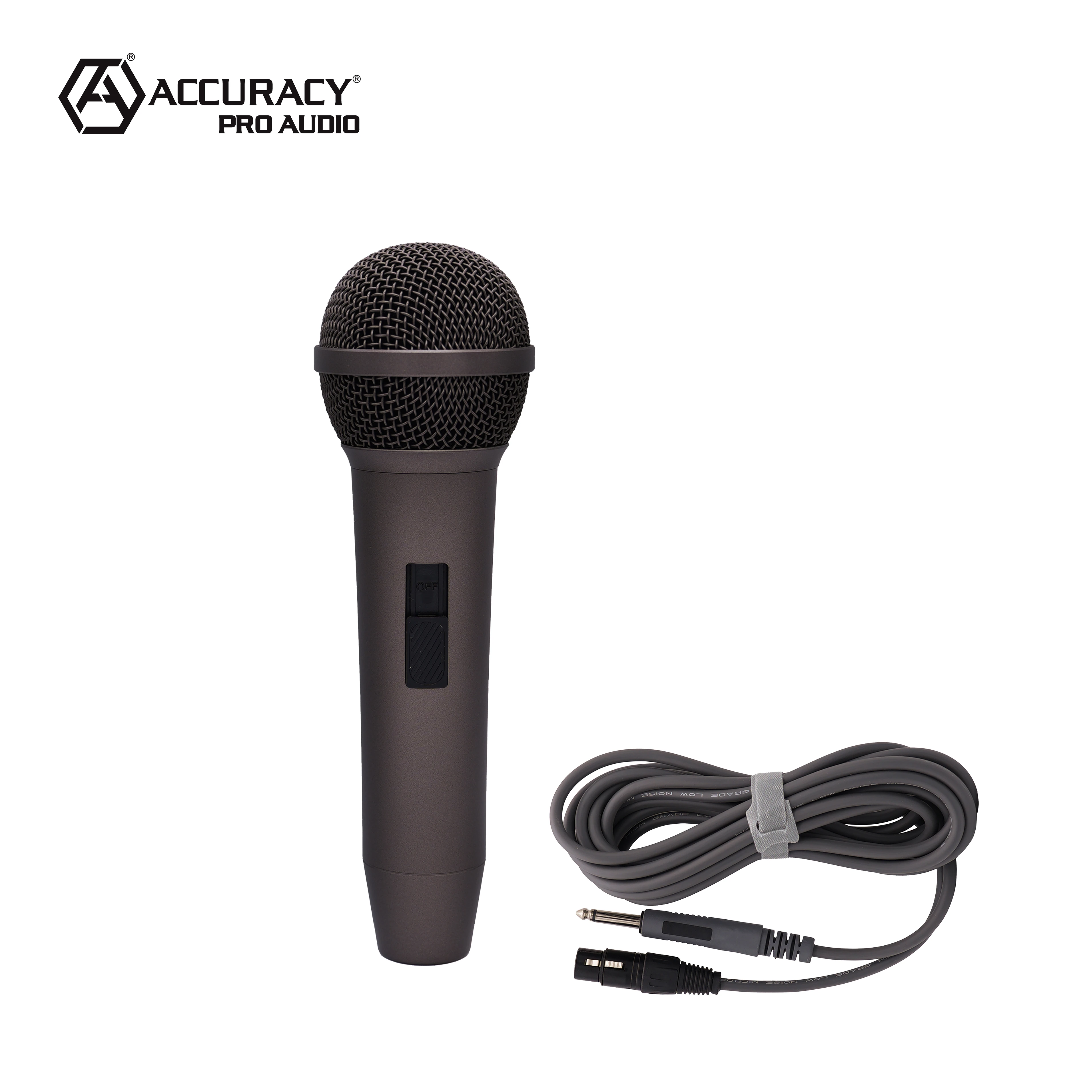 Accuracy Pro Audio DM-738 Wired Microphone Professional Dynamic Wired Microphone Professional Church Round Mini Microphone