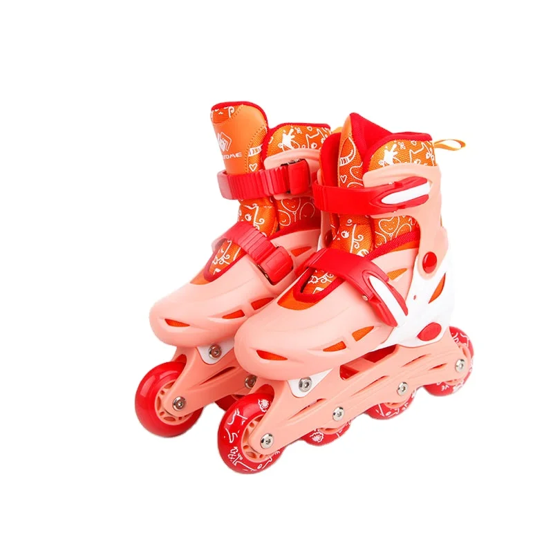GOSOME 2022 Top Fashioning Three Pink Skate Toe Guards Animal Wheel inline Skaters for child 72mm wheel
