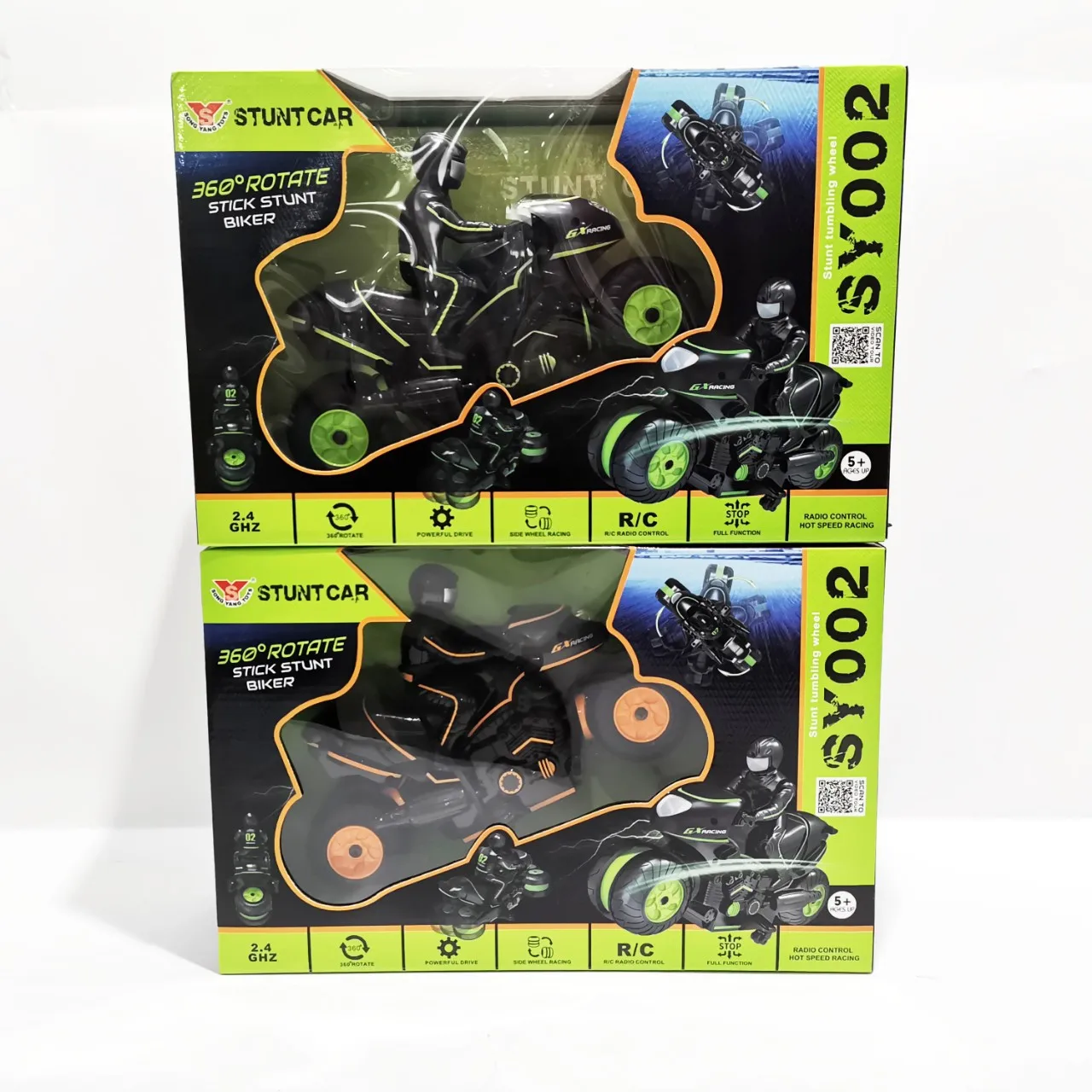 Оригинальный HOSHI SY002 RC автомобильный трюк мотоциклетный 360 Вращающийся дрейф пульт дистанционного управления мотоцикл детский Радиоуправляемый автомобиль игрушки
