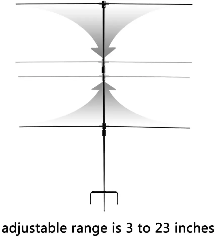 Adjustable Paper Target Stand, Frame with 8 Clips | Clear Bullseye Targets Sheet for Shooting Practice