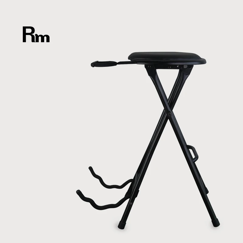 KESG-RM01 Musical Instrument Accessible Factory Low Price Guitar Chair Metal Iron Foldable Guitar Stool guitar player chair