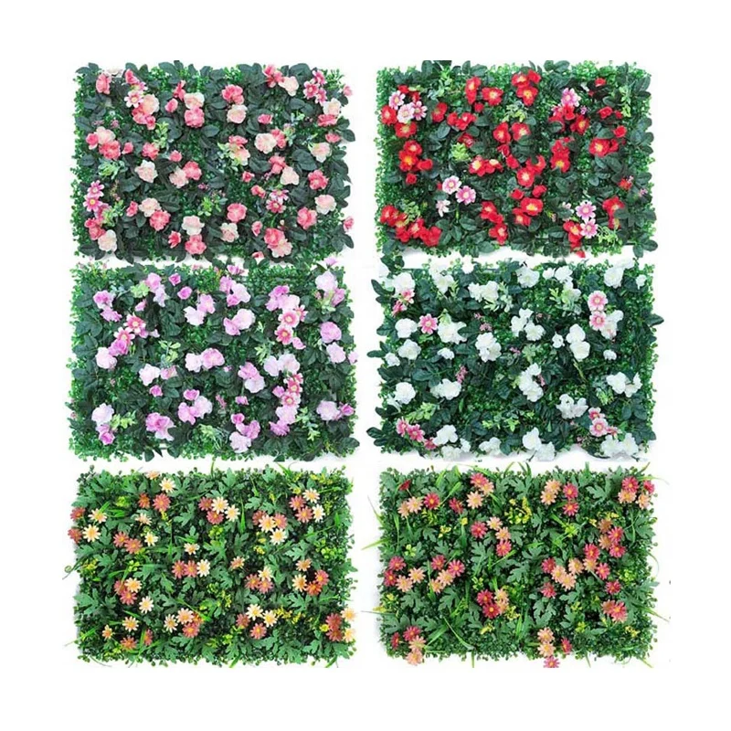 Outdoor Tropical Jungle Style Artificial Plant Greenery Backdrop Fake Hang Plant Wall,  Grass Greenery Hanging Leaf Wall