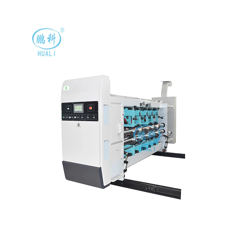 Corrugated box machine cardboard printing slotting die cutting machine